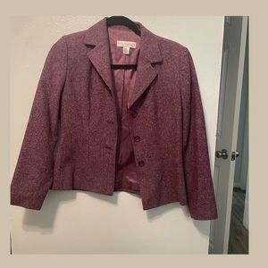 Petite Sophisticate Purple Blazer Women's size 0